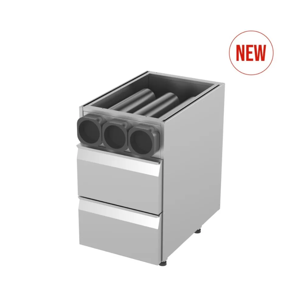 Module with Cup Dispensers with drawers 650 mm