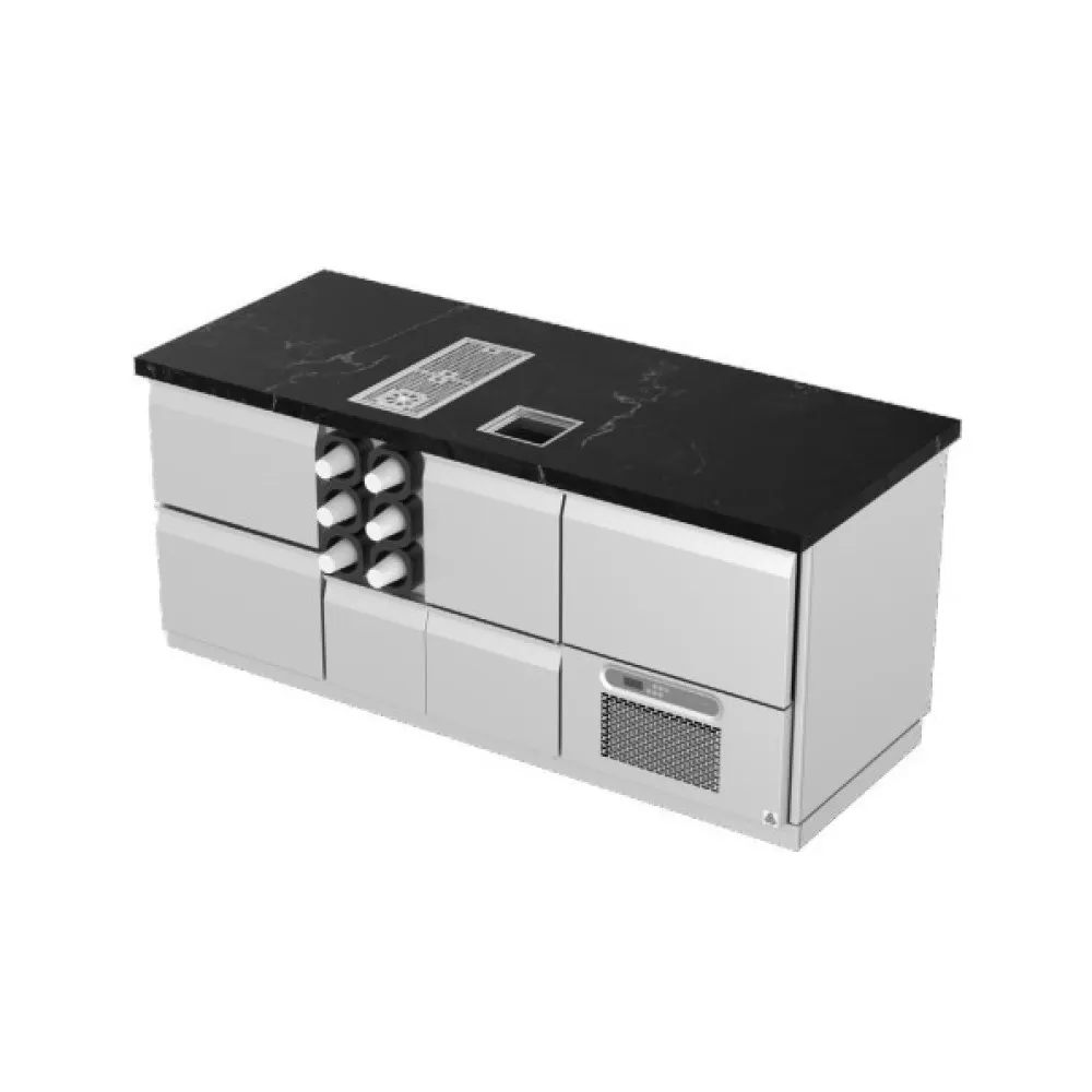 Module with Cup Dispensers with drawers 650 mm