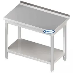 Metal table with shelf 2000
