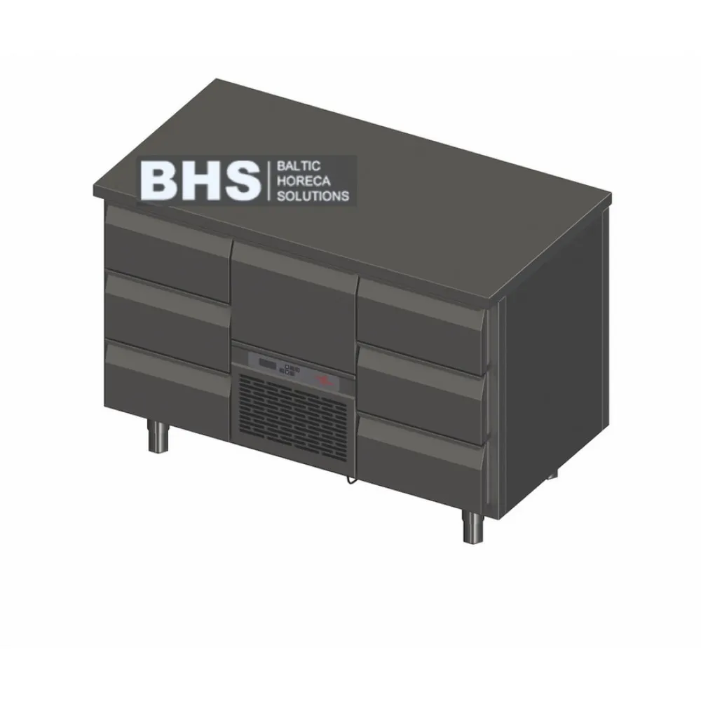 Cooling counter for ice cream