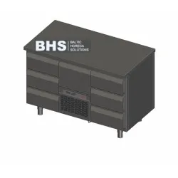 Cooling counter for ice cream