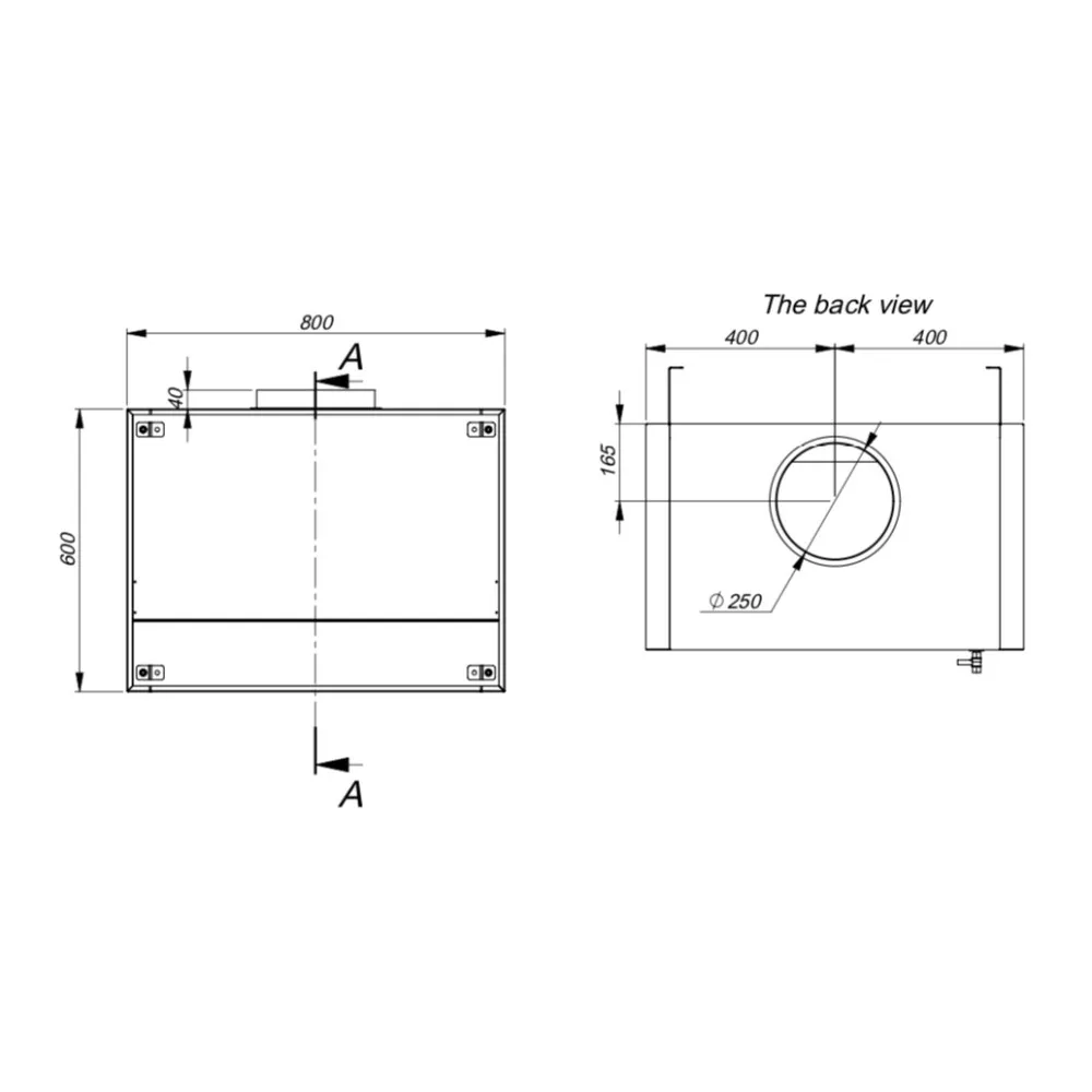 Projects - cooker hood 800