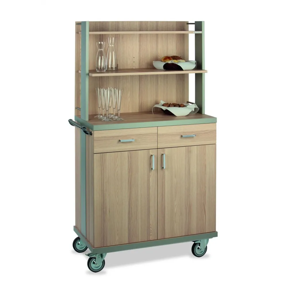 WAITERS STATION ON CASTORS ALKOR2AP B/R