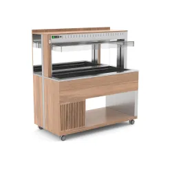 FAN-ASSISTED REFRIGERATED BUFFET ATHENA 3 RV/M W