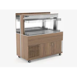 REFRIGERATED COUNTERTOP BUFFET ATHENA 3 PR/M W