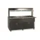 HEATED BUFFET WITH HEATING HALOGEN LAMPS ATHENA 4BM HALO