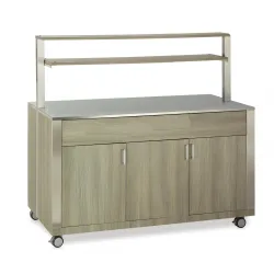 NEUTRAL MODULE WITH UPPER SHELVES AND DOORS, WITHOUT DRAWERS ATHENA SAL N3 AL