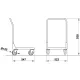 PLATFORM TROLLEY BACCO 50x50