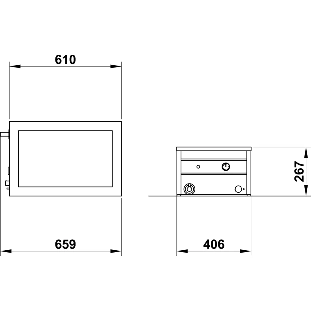BAIN MARIE COUNTER CERVO GN1/1
