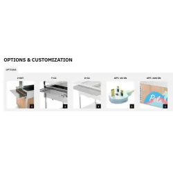 STAINLESS STEEL BAIN MARIE TROLLEY WITH FRONT CONTROL PANELS COMPASS 2 F SEP