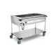 STAINLESS STEEL BAIN MARIE TROLLEY WITH FRONT CONTROL PANELS COMPASS 3 F