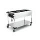 STAINLESS STEEL BAIN MARIE TROLLEY COMPASS 3 SEP