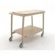 WOODEN SERVICE TROLLEY ARIANNA 2