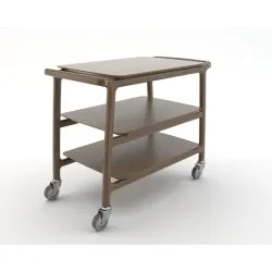 WOOD SERVICE TROLLEY ARIANNA 3