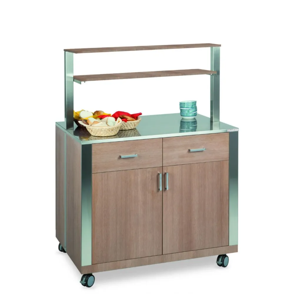 NEUTRAL MODULE WITH UPPER SHELVES, DOORS AND DRAWERS ATHENA SAL 2 AL