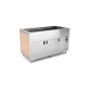 FAN-ASSISTED BAIN-MARIE HEATED BUFFET WITH LOWER COMPARTMENT OMNIA 2BM/SC