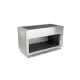 BUFFET WITH TEMPERED GLASS HEATED COUNTERTOP OMNIA 2PC