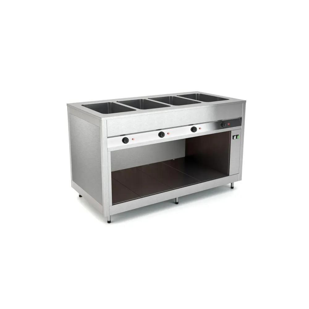 BAIN-MARIE HEATED BUFFET WITH SEPARATED WELLS OMNIA 3BM/SEP