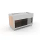 REFRIGERATED BUFFET WITH S/STEEL WORKTOP OMNIA 3PR-IN