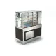 FAN-COOLED SHOWCASE WITH OPENING GLASS SHELVES OMNIA 4DSP