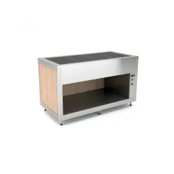 BUFFET WITH TEMPERED GLASS HEATED COUNTERTOP OMNIA 5PC