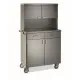 STAINLESS STEEL WAITERS STATION ON CASTORS POLAR2CH