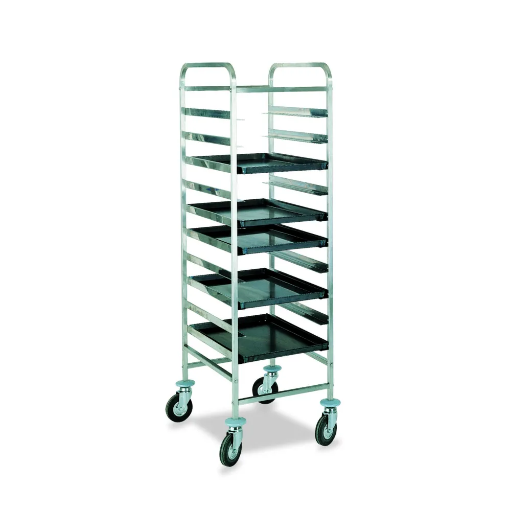 TROLLEY FOR BASKETS AND TRAYS VEGA 60x40 L10