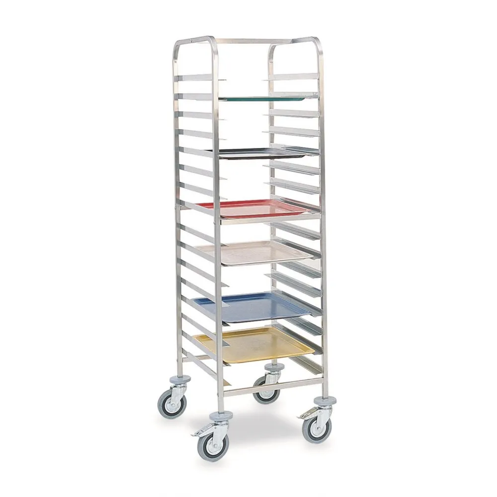 TROLLEY FOR BASKETS AND TRAYS VEGA 60x40 L16