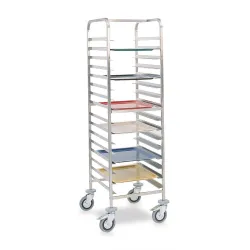 TROLLEY FOR BASKETS AND TRAYS VEGA 60x40 L16