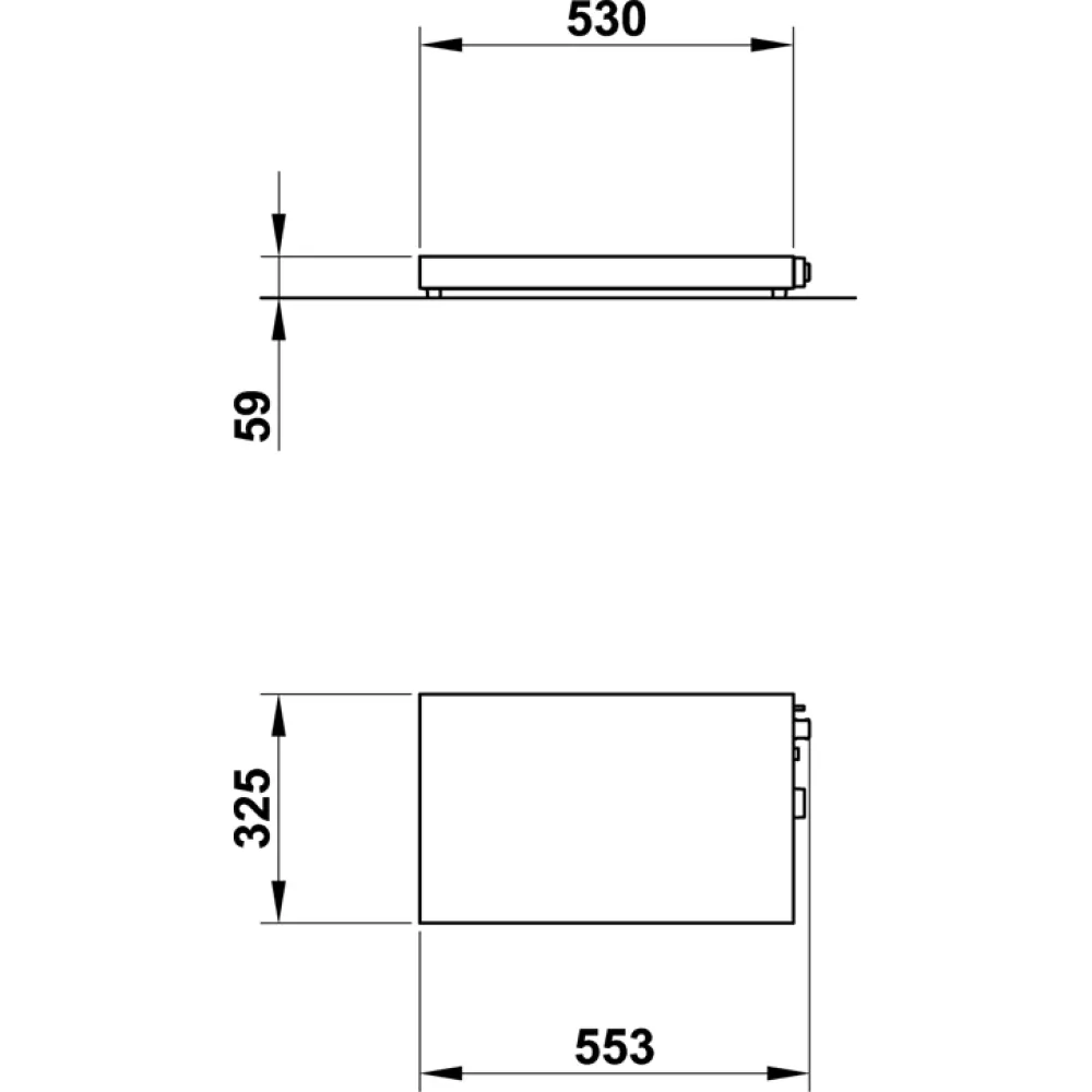 WARMING PLATE VULCANO 1/1