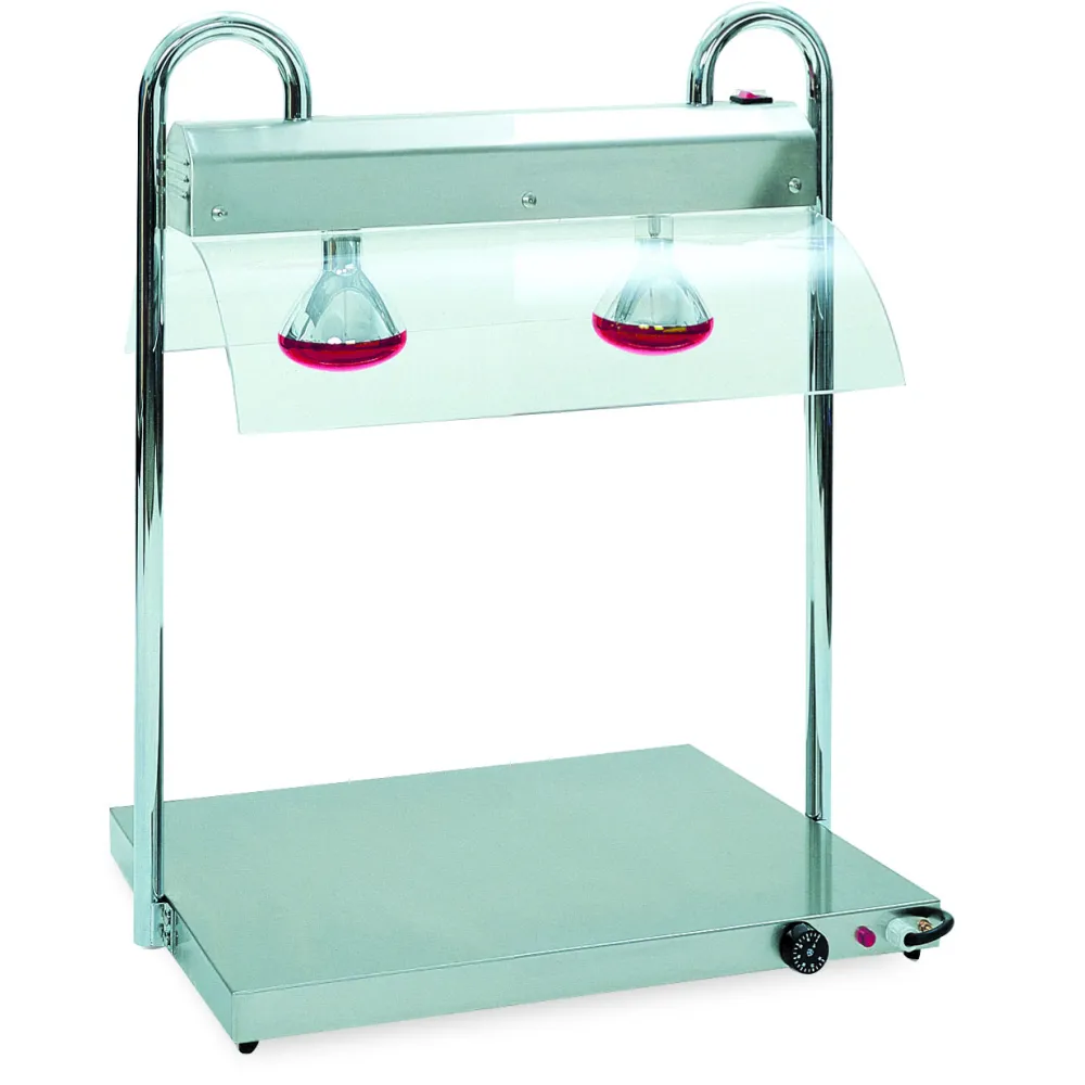 WARMING PLATE WITH INFRARED LAMPS STAND VULCANO 2/1 INFRA