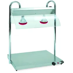 WARMING PLATE WITH INFRARED LAMPS STAND VULCANO 2/1 INFRA