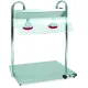 WARMING PLATE WITH INFRARED LAMPS STAND VULCANO 2/1 INFRA