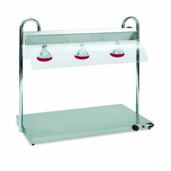 WARMING PLATE WITH INFRARED LAMPS STAND VULCANO 3/1 INFRA