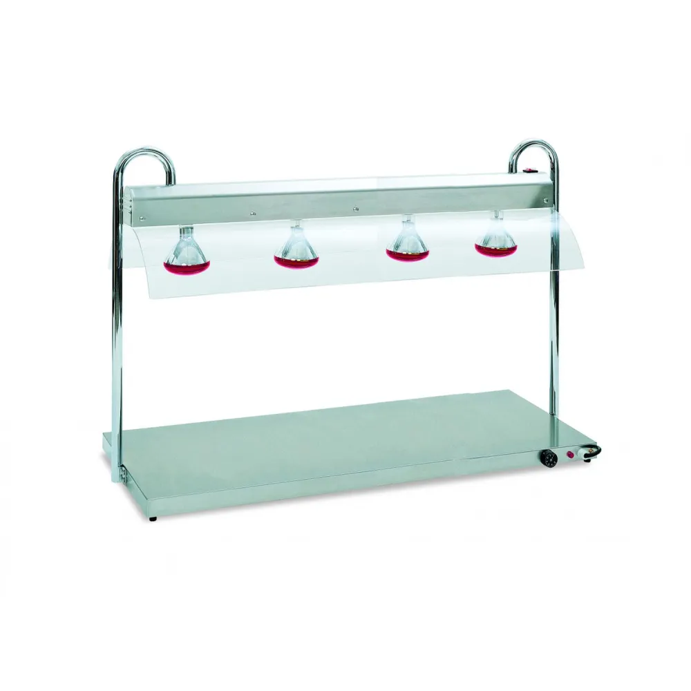 WARMING PLATE WITH INFRARED LAMPS STAND VULCANO 4/1 INFRA