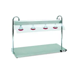 WARMING PLATE WITH INFRARED LAMPS STAND VULCANO 4/1 INFRA