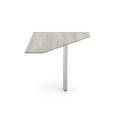 CORNER MODULE 90° WITH A LEG AND UPPER WOODEN SHELF ATHENA A 90-1