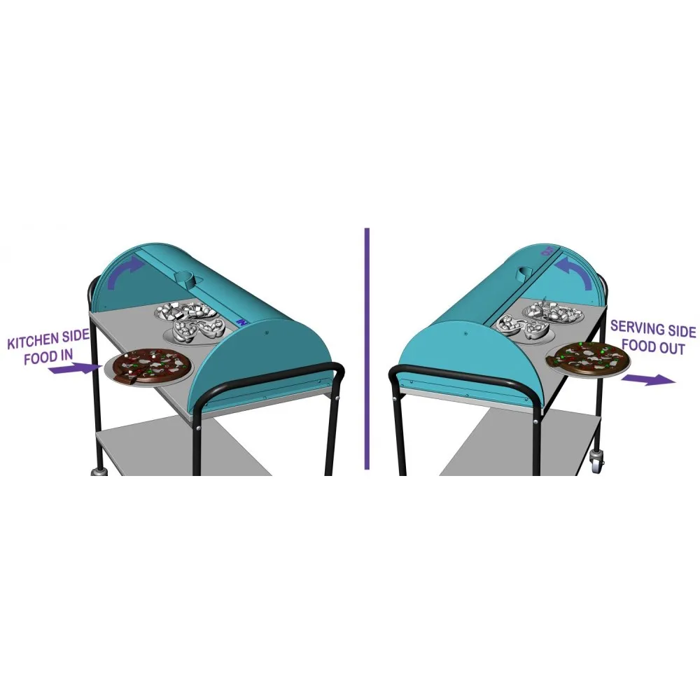 SERVING TROLLEY HIRA CLEAR