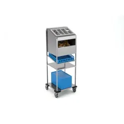 CUTLERY, TRAY, GLASSES AND BREAD MODULE OMNIA PP-TRP
