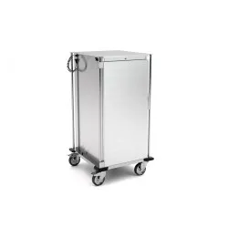 STAINLESS STEEL HOT CABINET ON CASTORS THERMOVEGA 2 L10