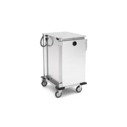 STAINLESS STEEL HOT CABINET ON CASTORS WITH A BLOWHOLE THERMOVEGA BAKE