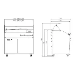 Automatic bread slicer S40S