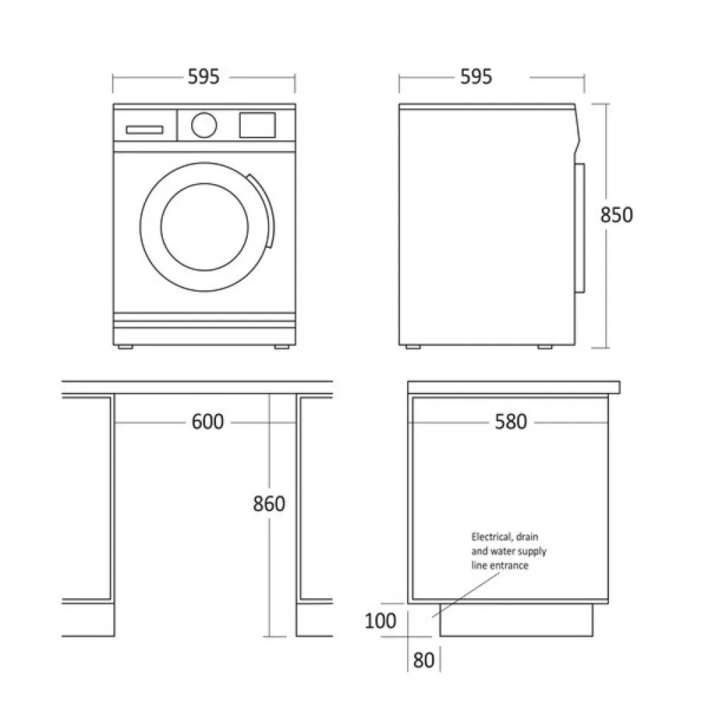 Washing machine WAH 3110 W