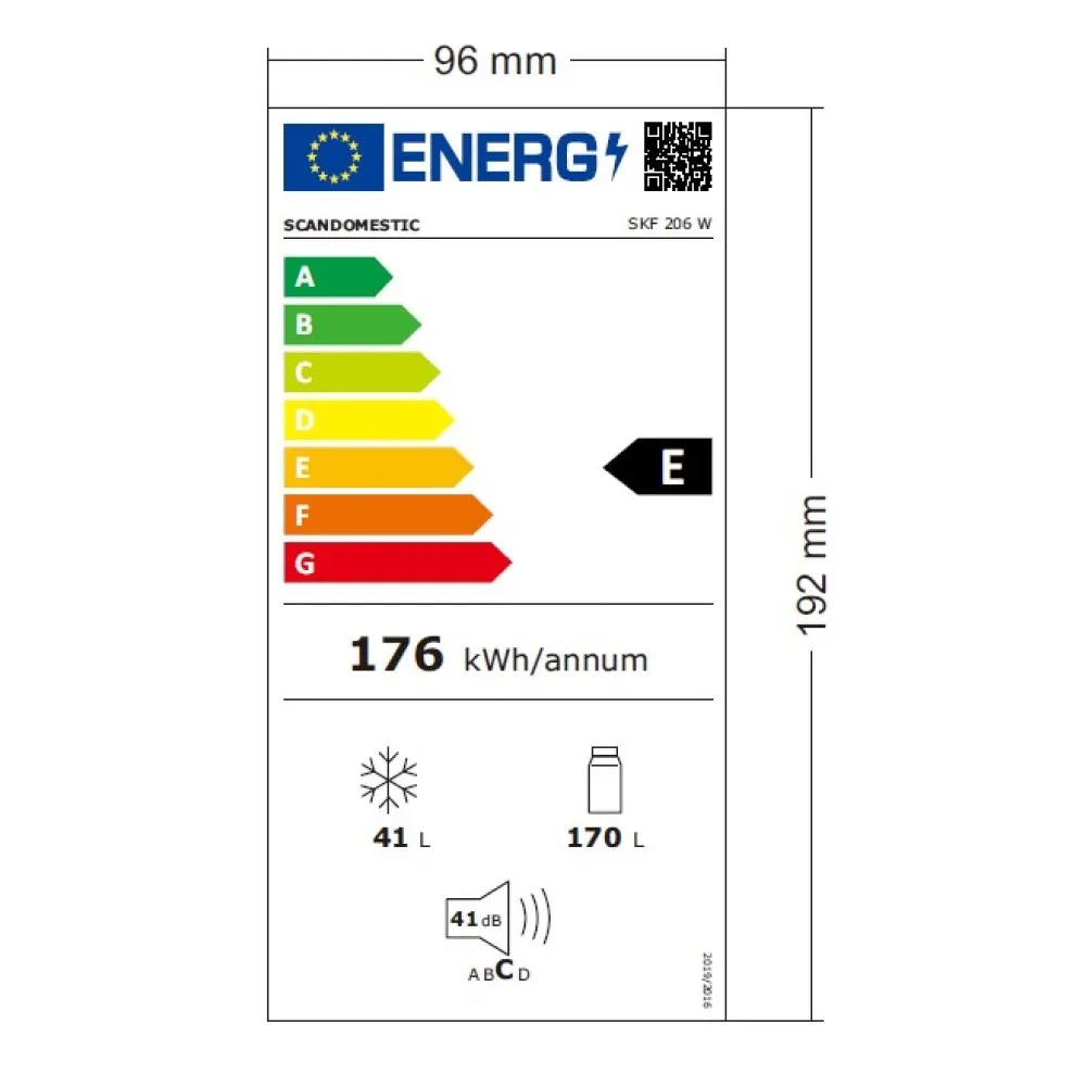 Refrigerator Combi SKF 206 W
