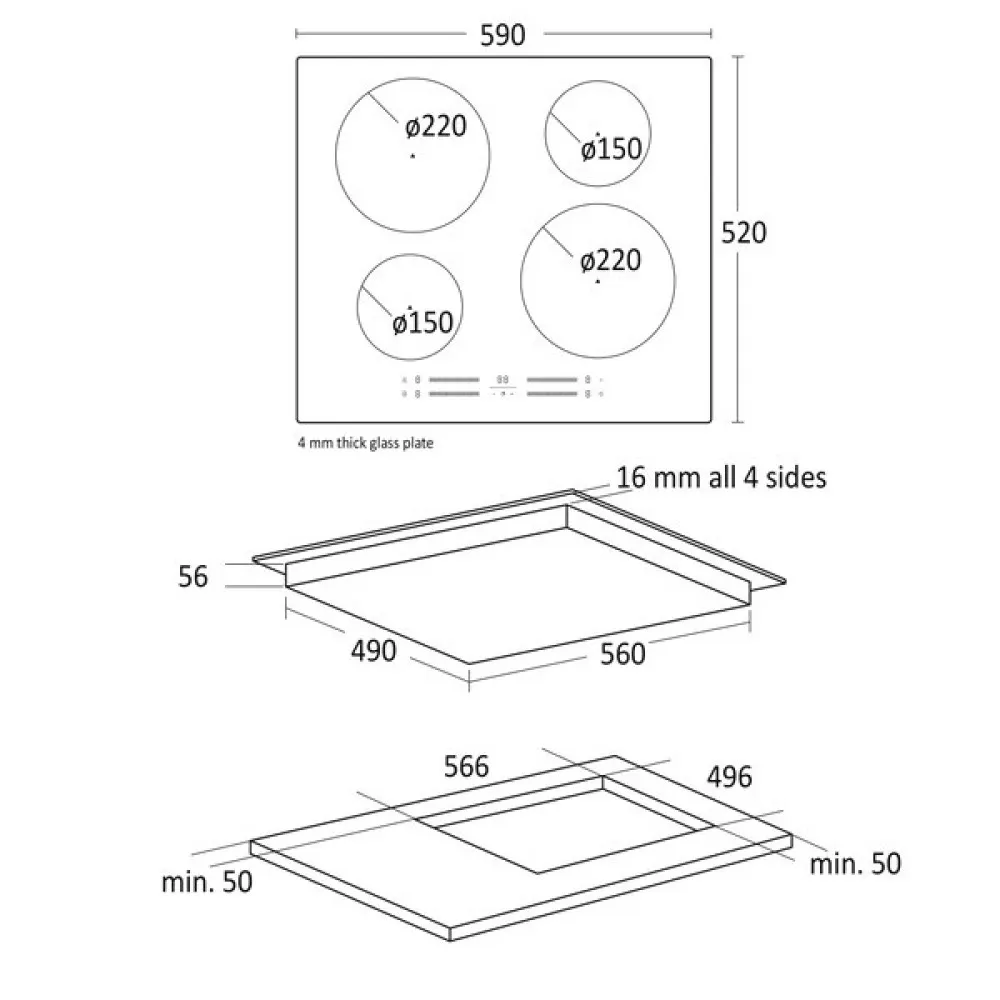 Induction hob IKF 265
