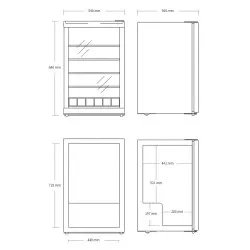 Refrigerator Coca-Cola Highcube GDE