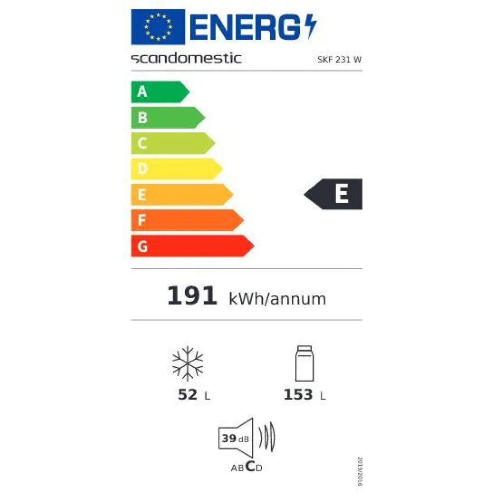 Refrigerator Combi SKF 231 W