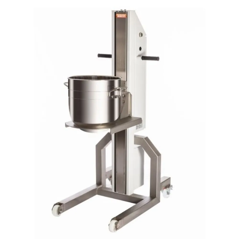 Battery powered lifter for planetary mixer bowls SVPR