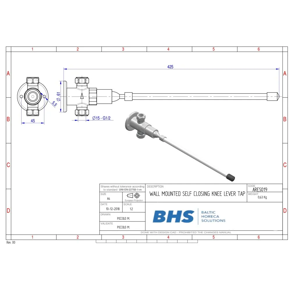 Automatic water faucet A019