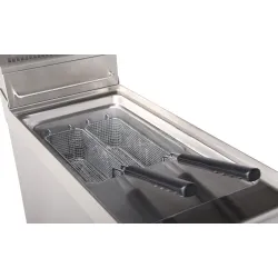 Electric fryer with cold zone 1 x 21 L